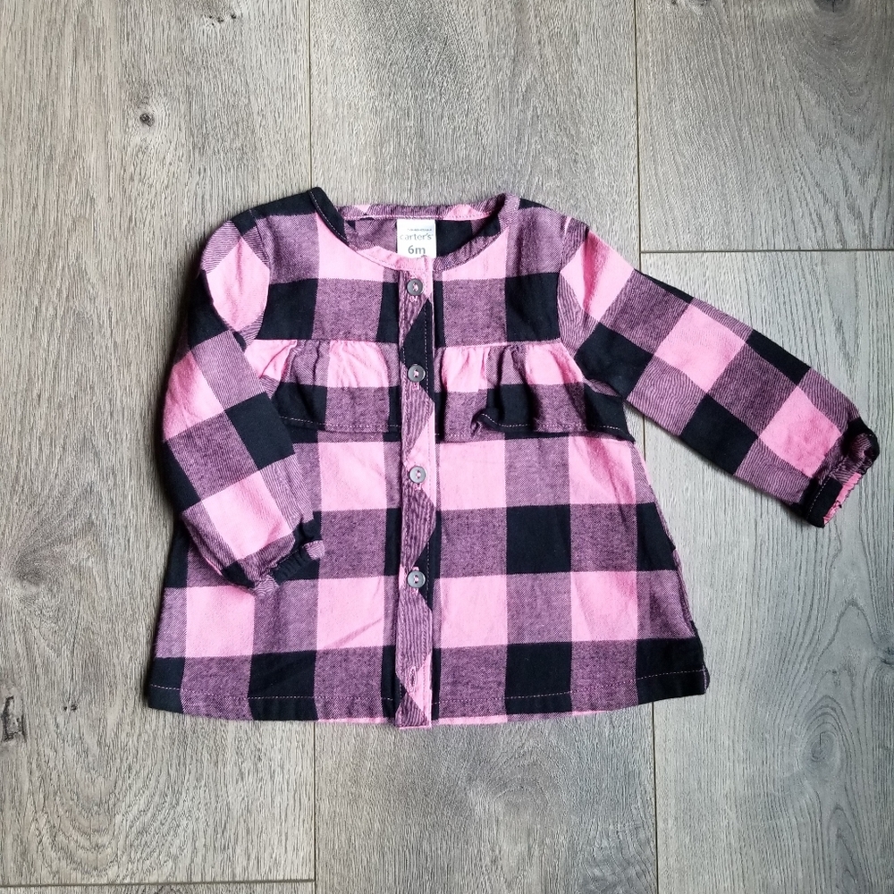 Carter's plaid shirt